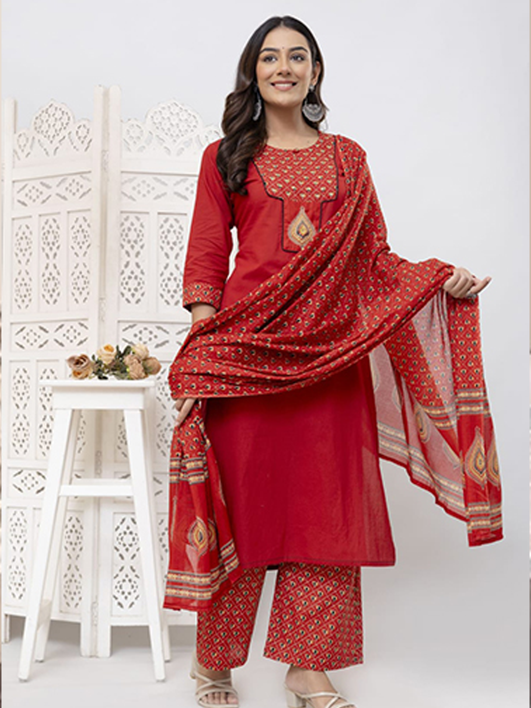 Maroon Colour Cotton Kurti Trader, Supplier & Wholesaler in West Bengal, Bihar, Assam & India