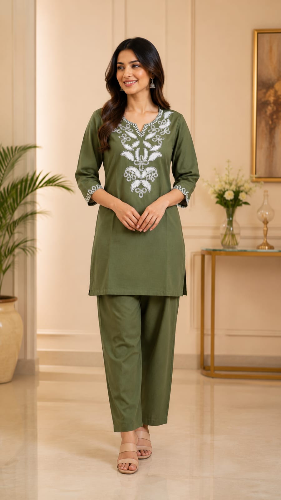 2 piece cotton cord set